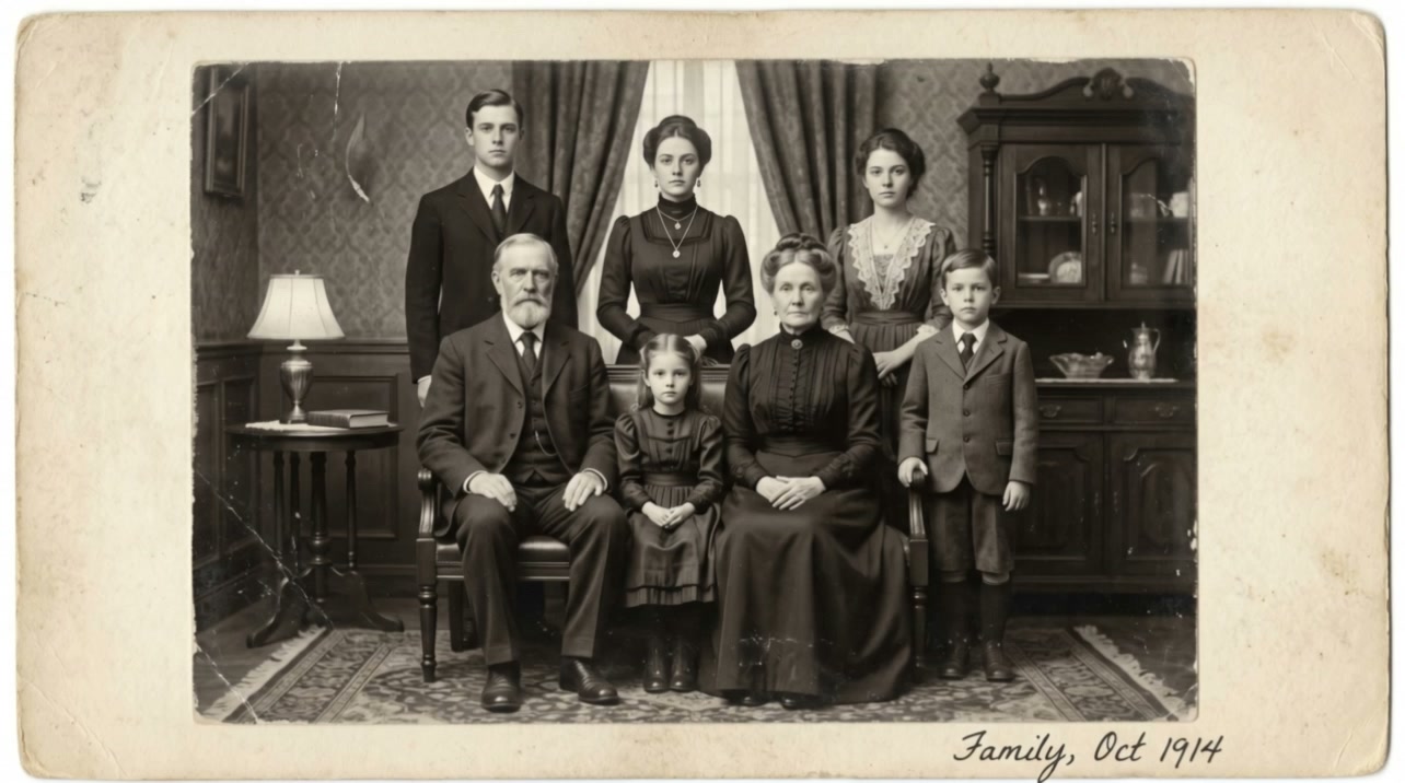 Poster einer behutsam animierten historischen Fotografie